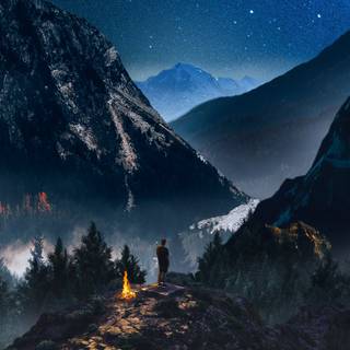 Camping 4k wallpaper