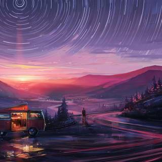 Camping 4k wallpaper