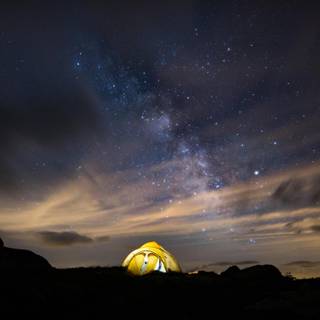 Camping 4k wallpaper