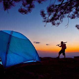 Campground wallpaper