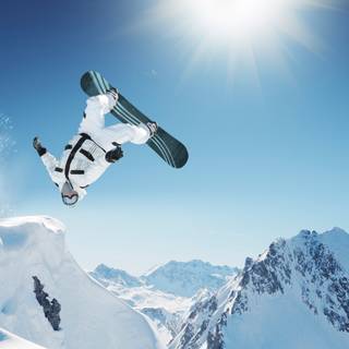 Snowboard 4k wallpaper