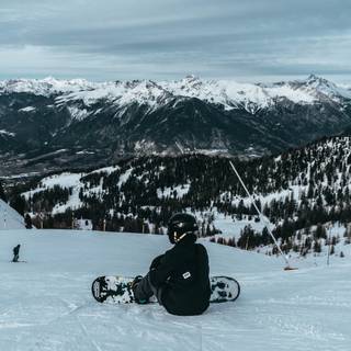 Snowboard 4k wallpaper