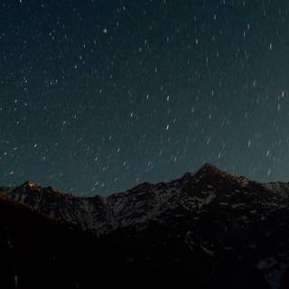 Night mountains 4k wallpaper