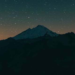 Night mountains 4k wallpaper