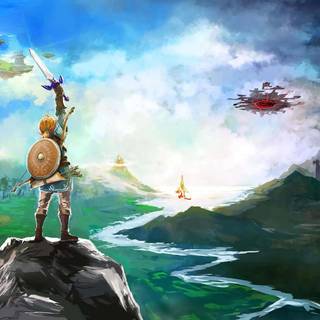 Zelda art wallpaper