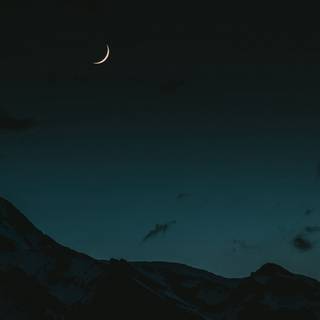 Night mountains 4k wallpaper