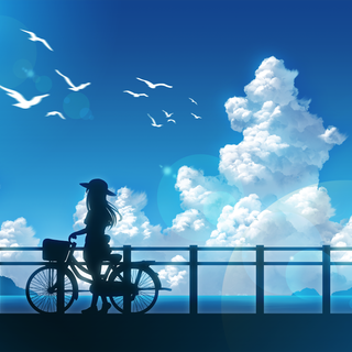 Bike summer wallpaper