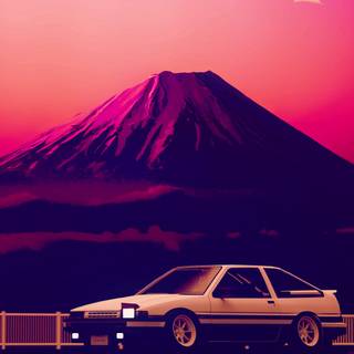 Initial D 4k wallpaper