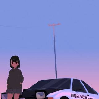 Initial D iPhone wallpaper