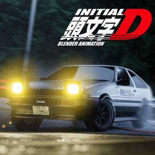 Initial D 4k wallpaper