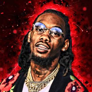 Offset wallpaper