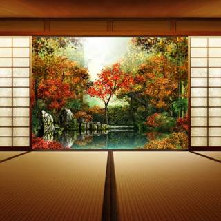 Japan room wallpaper