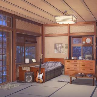 Japan room wallpaper