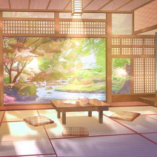 Japan room wallpaper