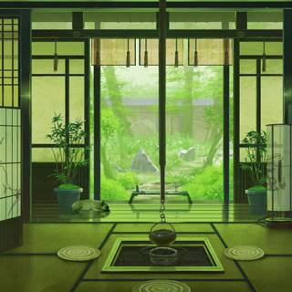Japan room wallpaper