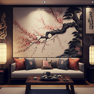 Japan room wallpaper