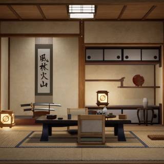 Japan room wallpaper