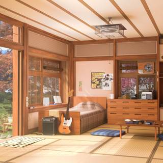 Japan room wallpaper