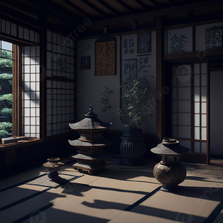 Japan room wallpaper