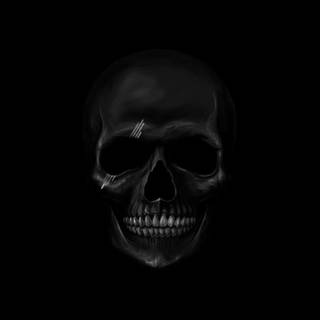 Skeleton desktop black wallpaper