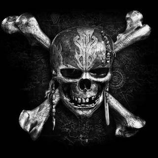 Skeleton desktop black wallpaper