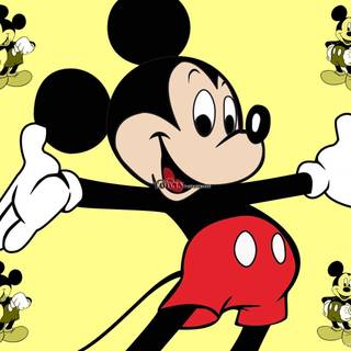 Mickey and Minnie Mouse computer 1920x1200 wallpaper