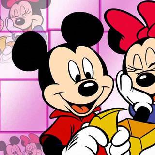 Mickey and Minnie Mouse computer 1920x1200 wallpaper