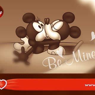 Mickey and Minnie Mouse computer 1920x1200 wallpaper