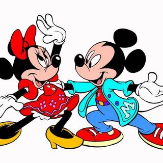 Mickey and Minnie Mouse computer 1920x1200 wallpaper