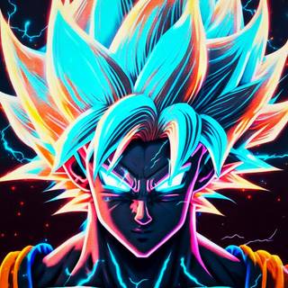 DBZ vintage art wallpaper