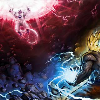 DBZ vintage art wallpaper