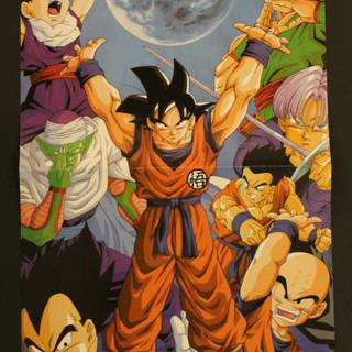 DBZ vintage art wallpaper
