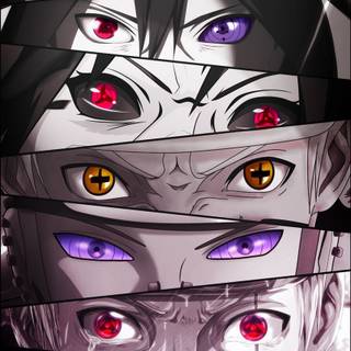 Naruto all eyes wallpaper