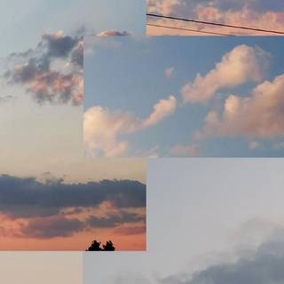 Sunset collage wallpaper