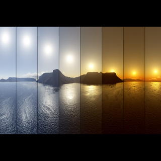 Sunset collage wallpaper