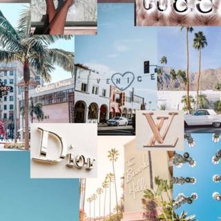 Sunset collage wallpaper