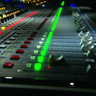 Mixing console wallpaper