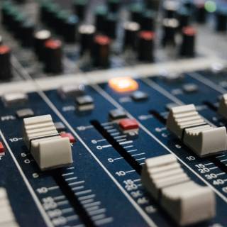 Mixing console wallpaper