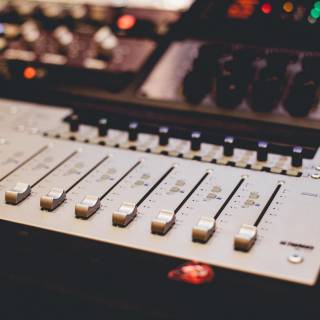 Mixing console wallpaper