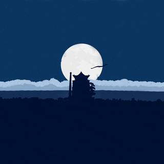 Minimal anime 4k wallpaper