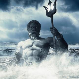 Poseidon trident wallpaper