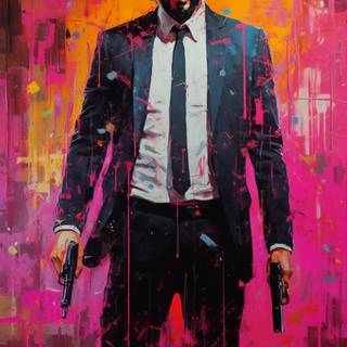 John Wick art wallpaper