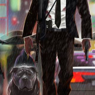 John Wick art wallpaper