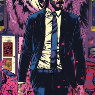 John Wick art wallpaper