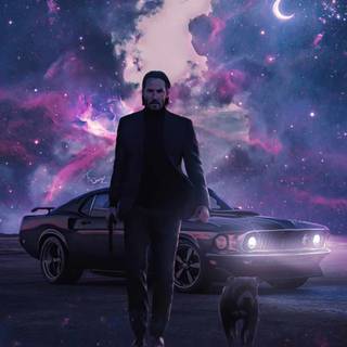 John Wick art wallpaper