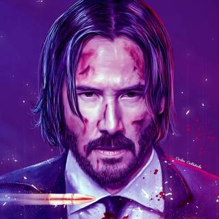John Wick art wallpaper