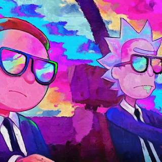 Rick and Morty 4k PC wallpaper