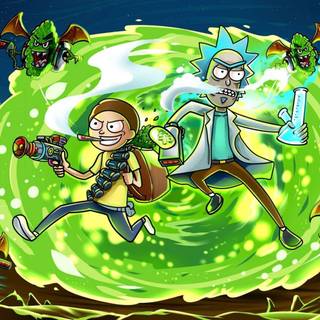 Rick and Morty 4k PC wallpaper