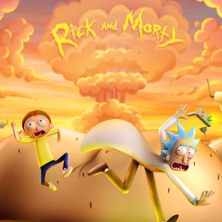 Rick and Morty 4k PC wallpaper