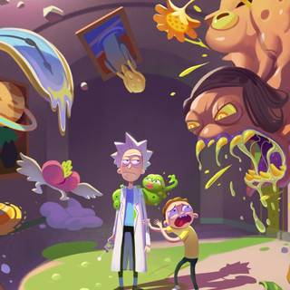 Rick and Morty 4k PC wallpaper
